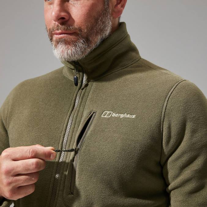 Berghaus moški aktivnost polartec interaktivna jakna 6JTH105 oblačila temno zelena