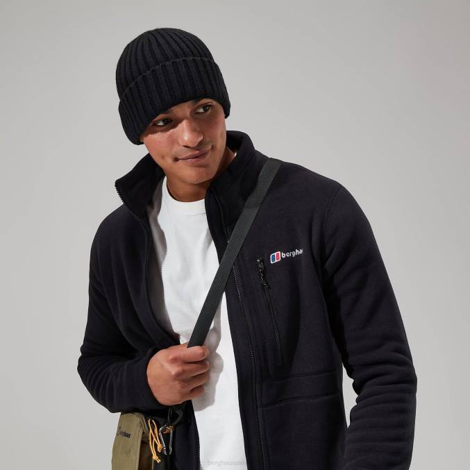 Berghaus moški aktivnost polartec jakna interaktivna 6JTH103 oblačila Črna