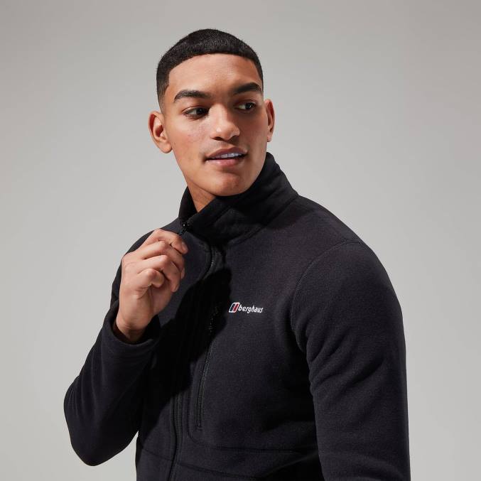 Berghaus moški aktivnost polartec jakna interaktivna 6JTH103 oblačila Črna