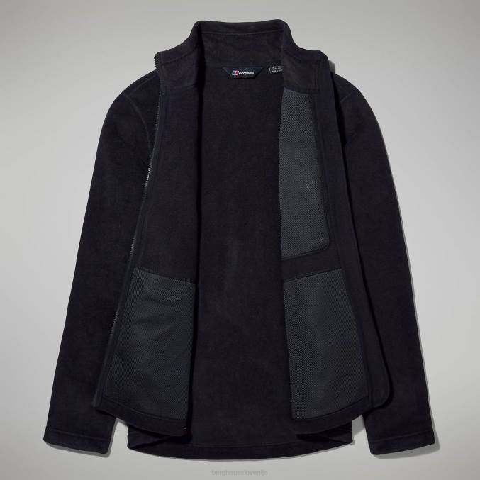 Berghaus moški aktivnost polartec jakna interaktivna 6JTH103 oblačila Črna