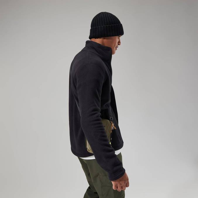 Berghaus moški aktivnost polartec jakna interaktivna 6JTH103 oblačila Črna