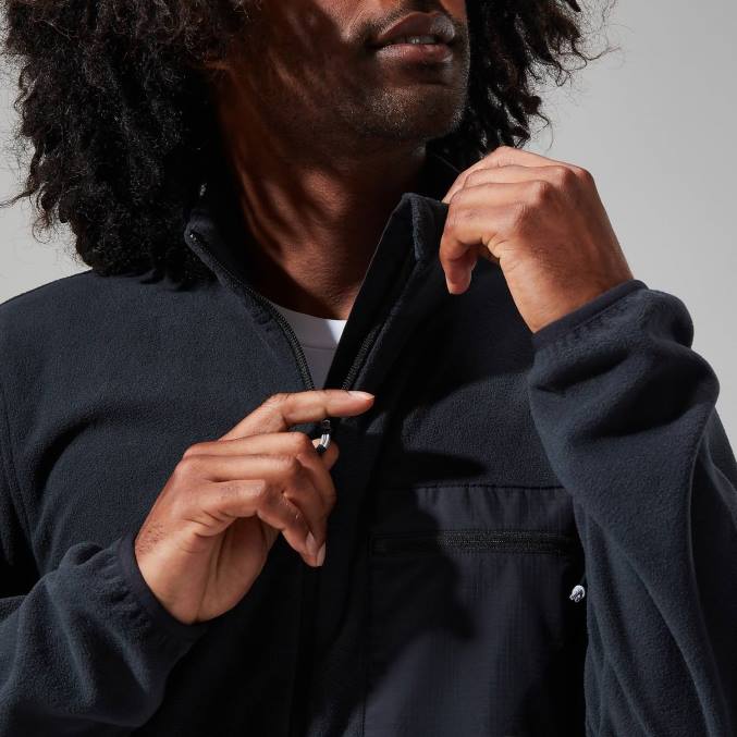 Berghaus moški aslam mikro jakna 6JTH139 oblačila Črna