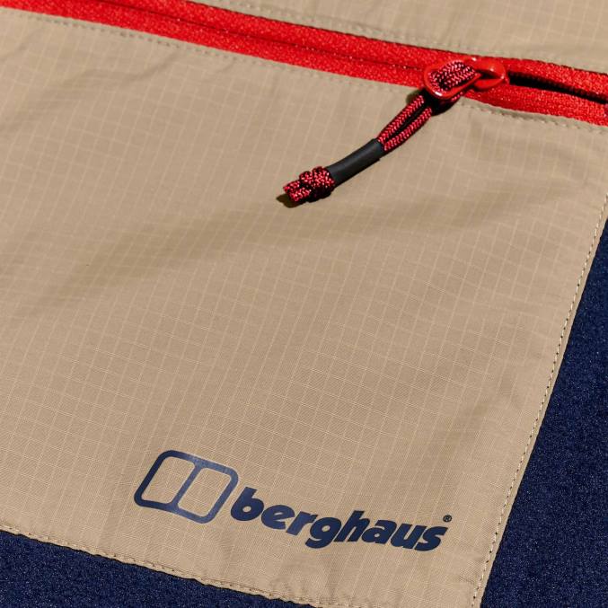 Berghaus moški aslam mikro jakna 6JTH140 oblačila temno modra/naravna