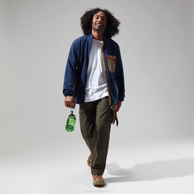 Berghaus moški aslam mikro jakna 6JTH140 oblačila temno modra/naravna