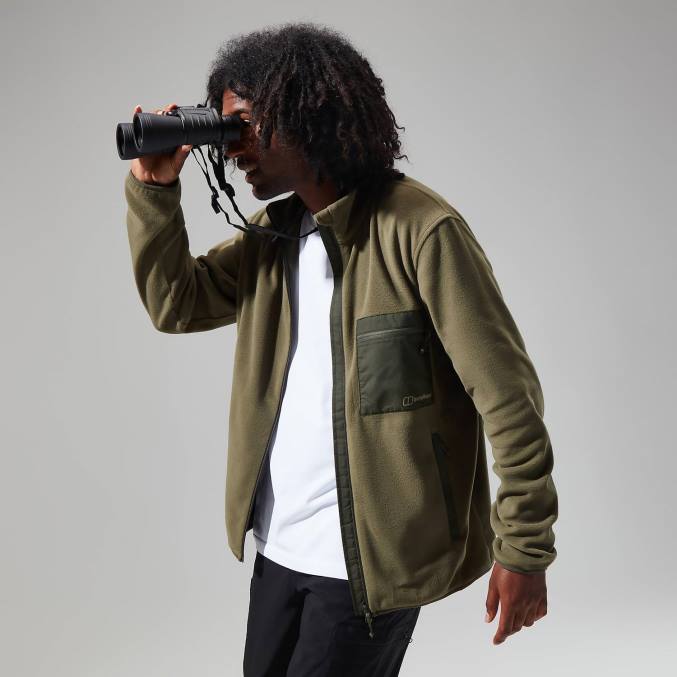 Berghaus moški aslam mikro jakna 6JTH141 oblačila temno zelena