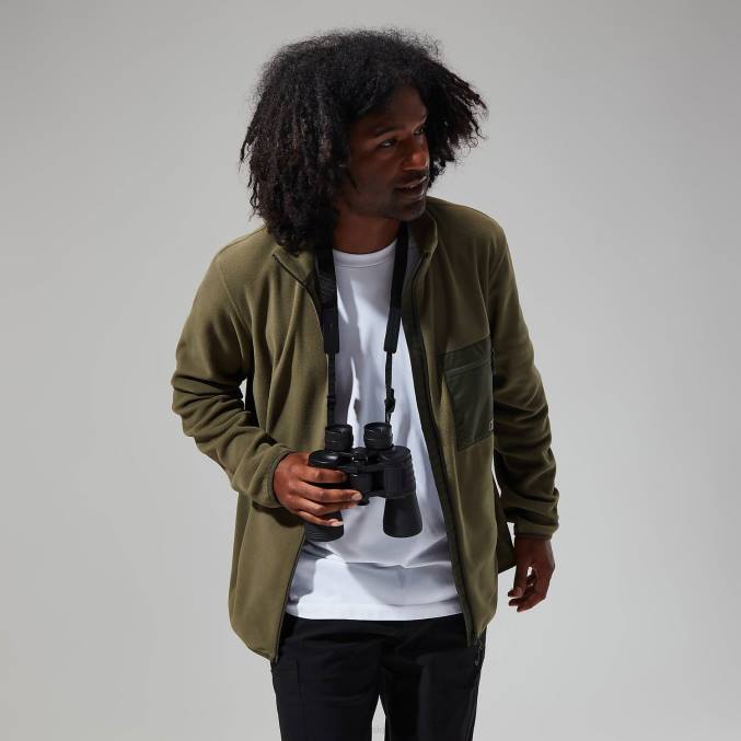 Berghaus moški aslam mikro jakna 6JTH141 oblačila temno zelena