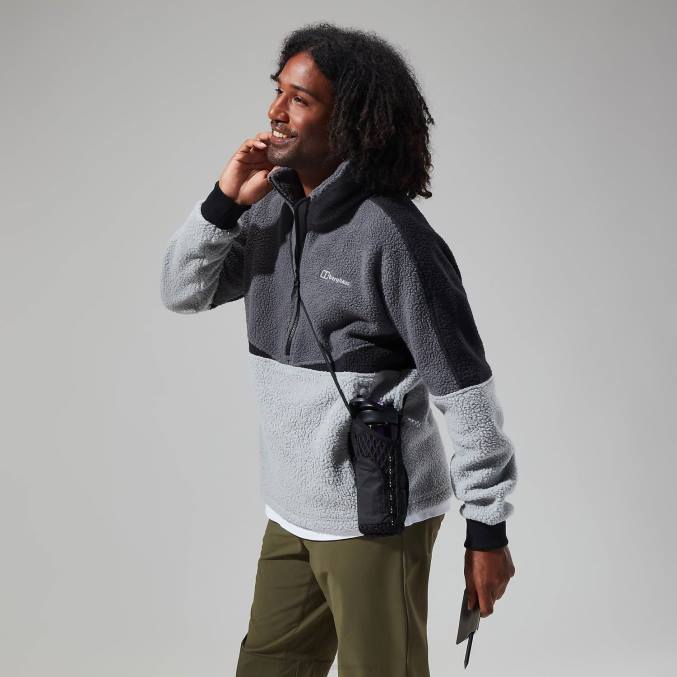 Berghaus moški houltonova polovična zadrga 6JTH117 oblačila siva