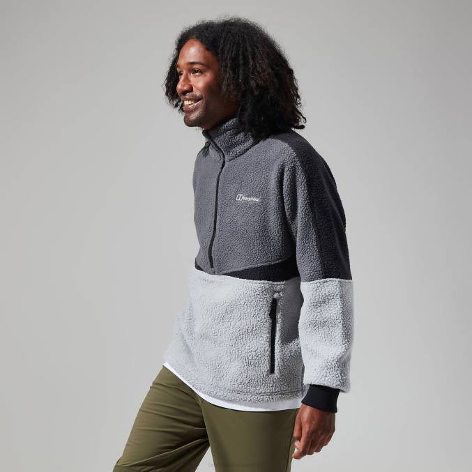 Berghaus moški houltonova polovična zadrga 6JTH117 oblačila siva