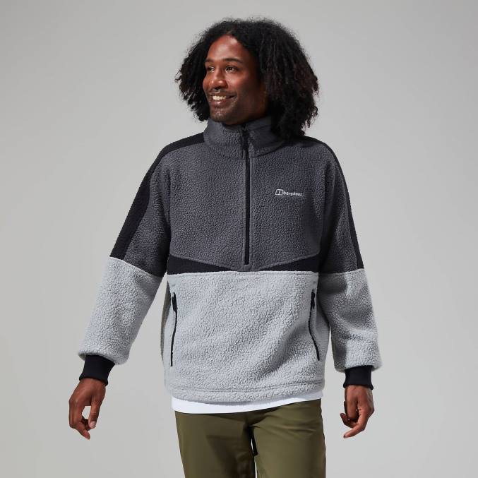 Berghaus moški houltonova polovična zadrga 6JTH117 oblačila siva