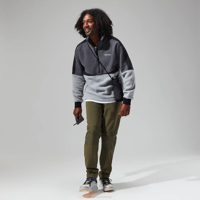 Berghaus moški houltonova polovična zadrga 6JTH117 oblačila siva