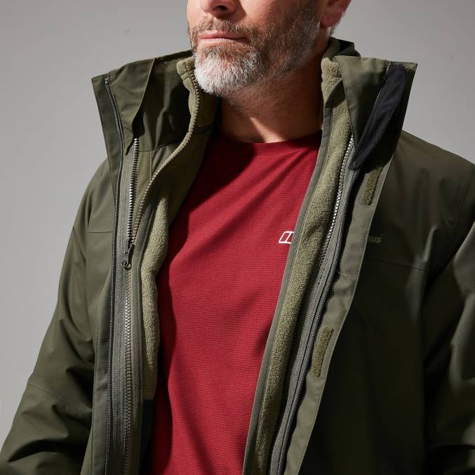 Berghaus moški interaktivni plašč prism polartec 6JTH102 oblačila temno zelena