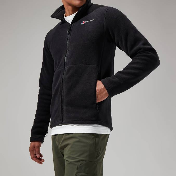 Berghaus moški interaktivni plašč prism polartec 6JTH98 oblačila Črna