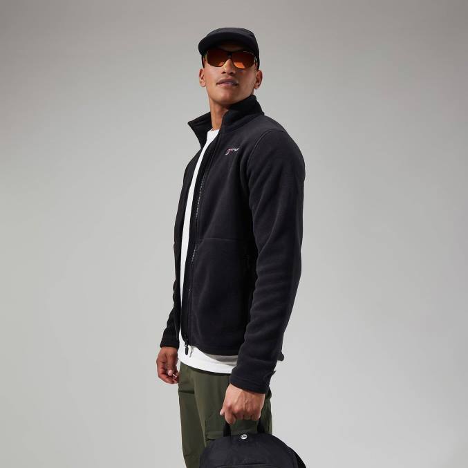 Berghaus moški interaktivni plašč prism polartec 6JTH98 oblačila Črna