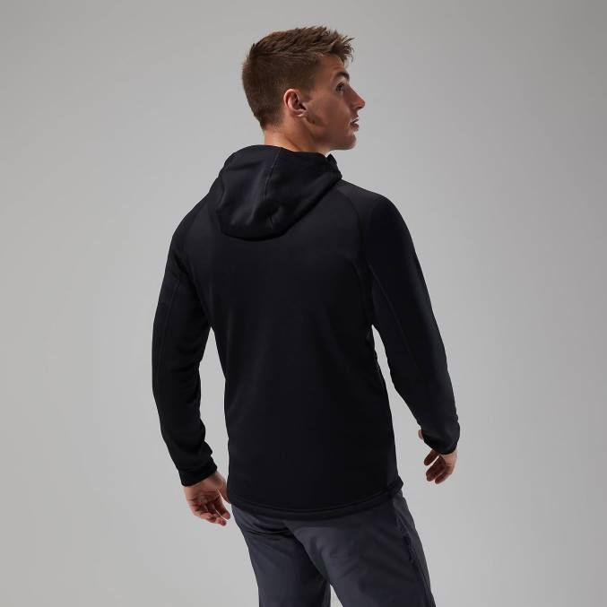 Berghaus moški jakna s kapuco carnot 6JTH122 oblačila Črna