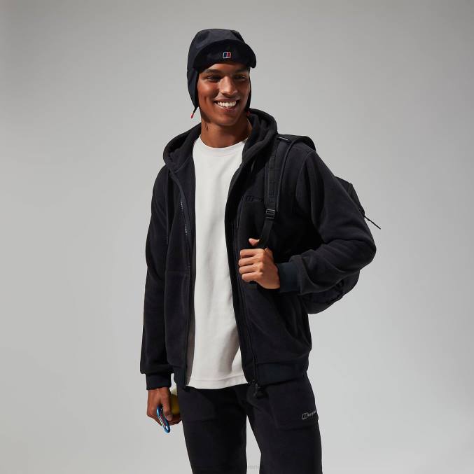 Berghaus moški jakna s kapuco prism polartec 6JTH166 oblačila jet črna