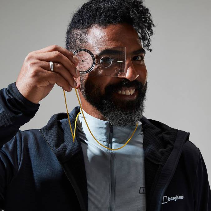 Berghaus moški keppla jakna s kapuco 6JTH124 oblačila Črna