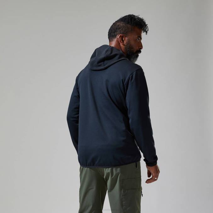 Berghaus moški keppla jakna s kapuco 6JTH124 oblačila Črna