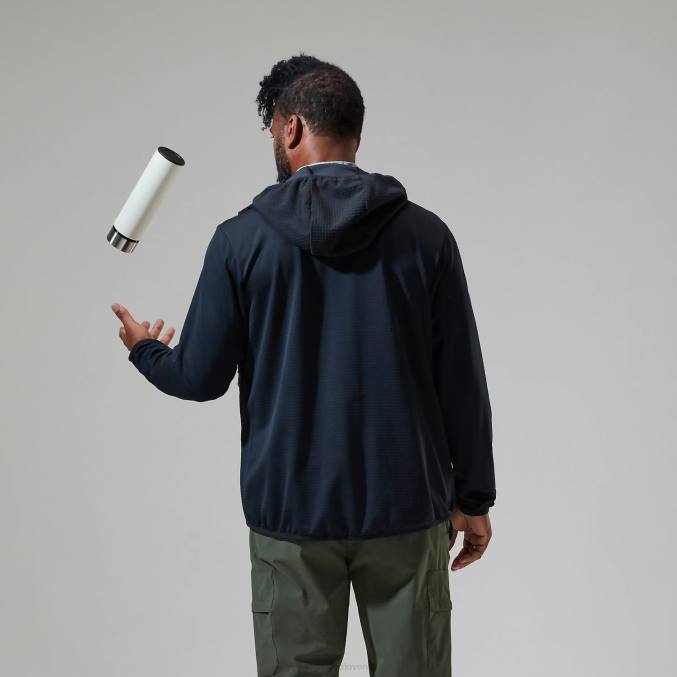 Berghaus moški keppla jakna s kapuco 6JTH124 oblačila Črna