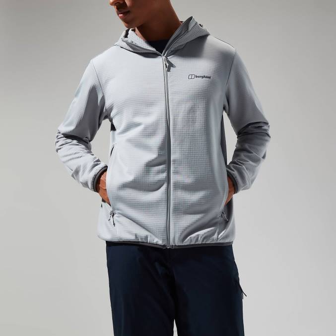 Berghaus moški keppla jakna s kapuco 6JTH125 oblačila siva