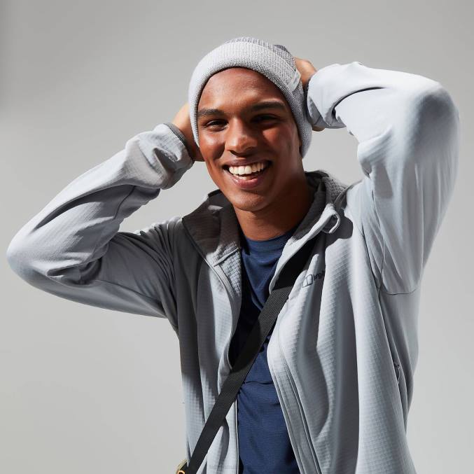 Berghaus moški keppla jakna s kapuco 6JTH125 oblačila siva