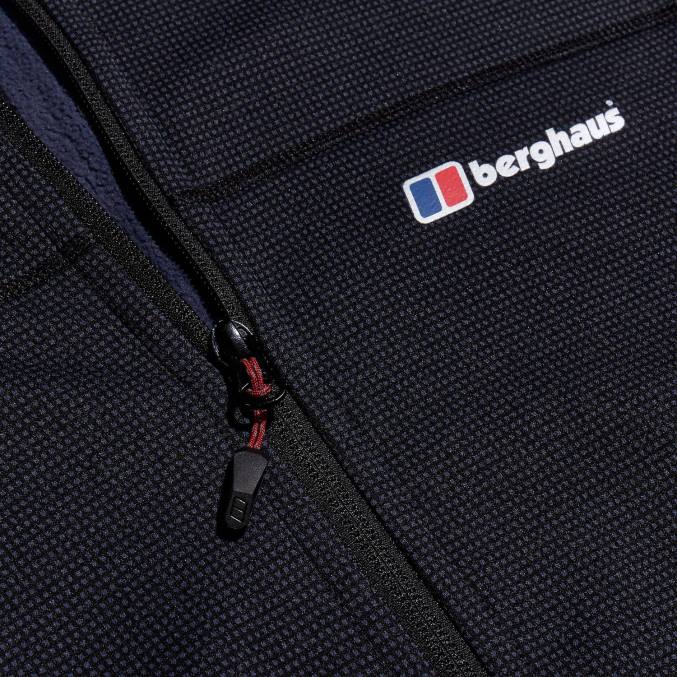 Berghaus moški pravitale mtn 2.0 jakna s kapuco 6JTH128 oblačila siva/črna