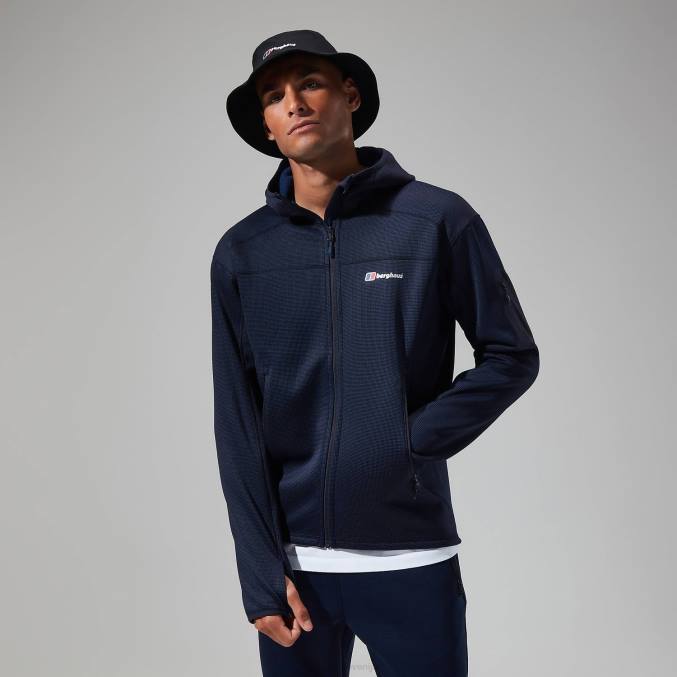 Berghaus moški pravitale mtn 2.0 jakna s kapuco 6JTH130 oblačila temno modra/modra