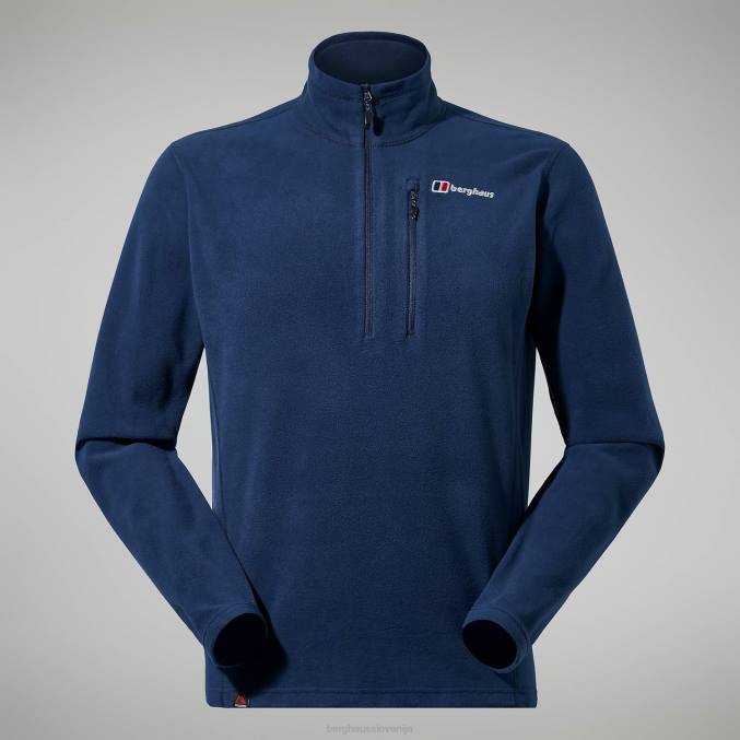 Berghaus moški prism micro polartec pol zip flis 6JTH156 oblačila temno modra