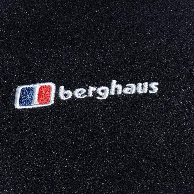Berghaus moški prism micro polartec polovična zadrga 6JTH114 oblačila Črna