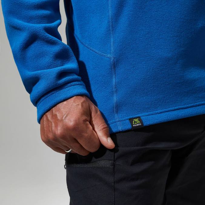 Berghaus moški prism micro polartec polovična zadrga 6JTH115 oblačila modra