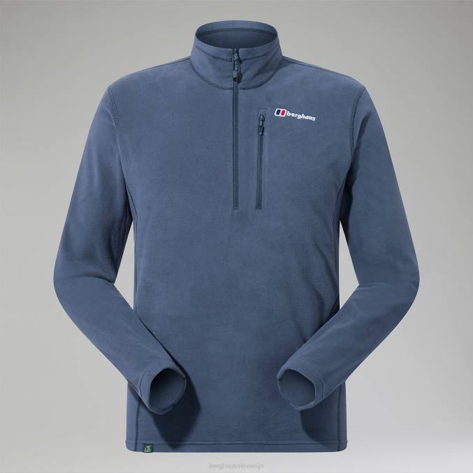 Berghaus moški prism micro polartec polovična zadrga 6JTH155 oblačila temno siva