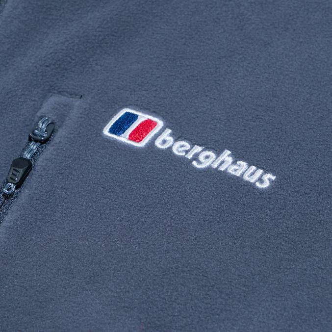 Berghaus moški prism micro polartec polovična zadrga 6JTH155 oblačila temno siva