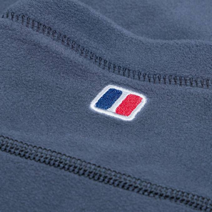 Berghaus moški prism micro polartec polovična zadrga 6JTH155 oblačila temno siva