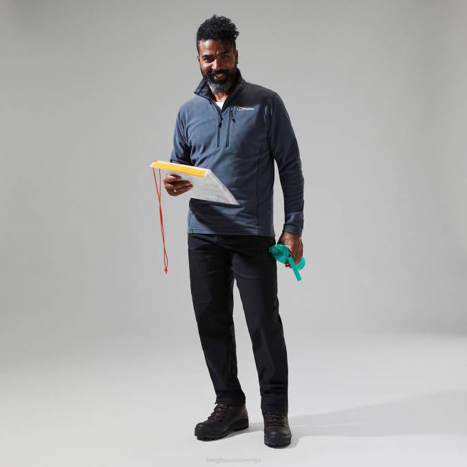 Berghaus moški prism micro polartec polovična zadrga 6JTH155 oblačila temno siva