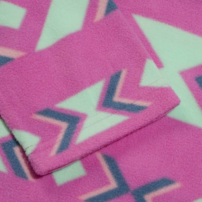 Berghaus moški prism print trango flis s polzadrgo 6JTH135 oblačila vijolična/turkizna