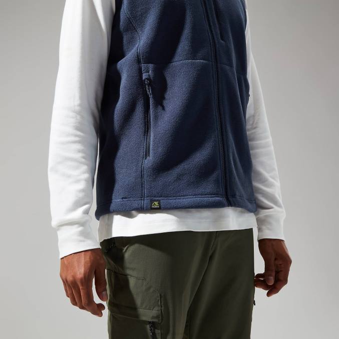 Berghaus moški prizma interaktivni telovnik polartec 6JTH97 oblačila temno modra