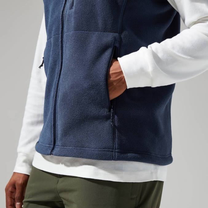 Berghaus moški prizma interaktivni telovnik polartec 6JTH97 oblačila temno modra