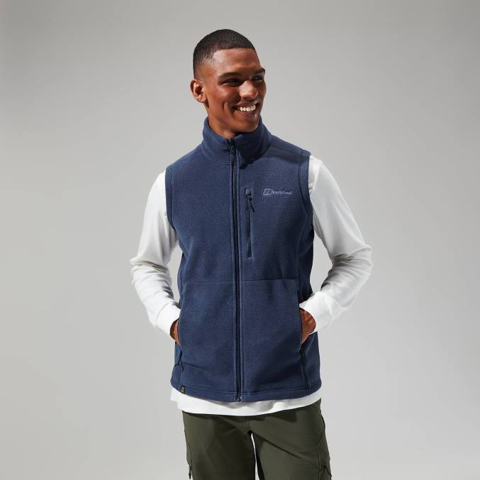 Berghaus moški prizma interaktivni telovnik polartec 6JTH97 oblačila temno modra