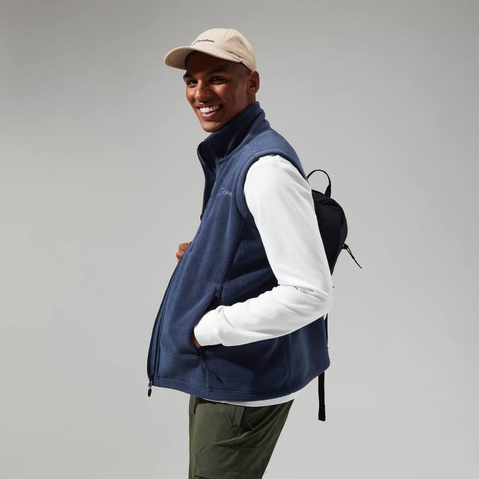 Berghaus moški prizma interaktivni telovnik polartec 6JTH97 oblačila temno modra