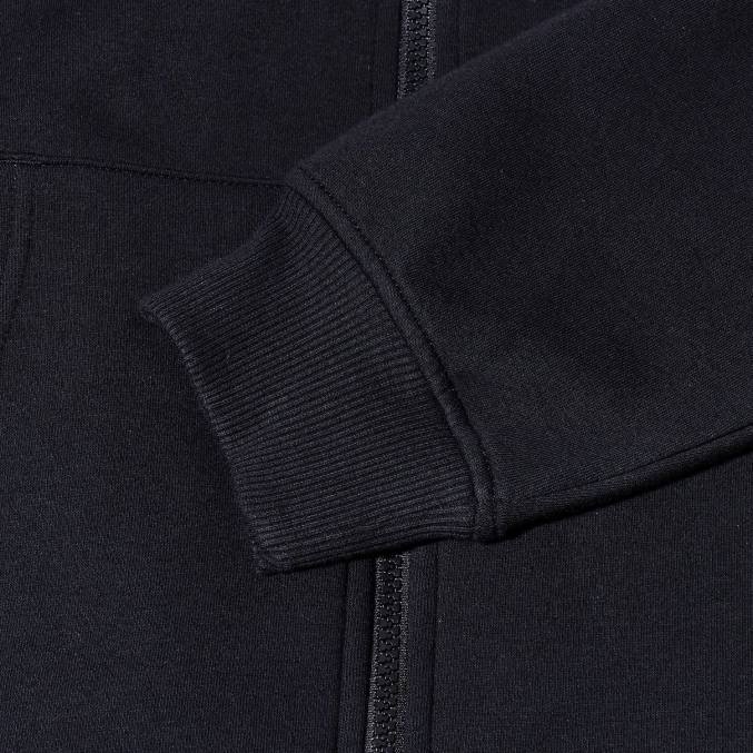 Berghaus moški pulover s kapuco s polno zadrgo in logotipom 6JTH142 oblačila Črna