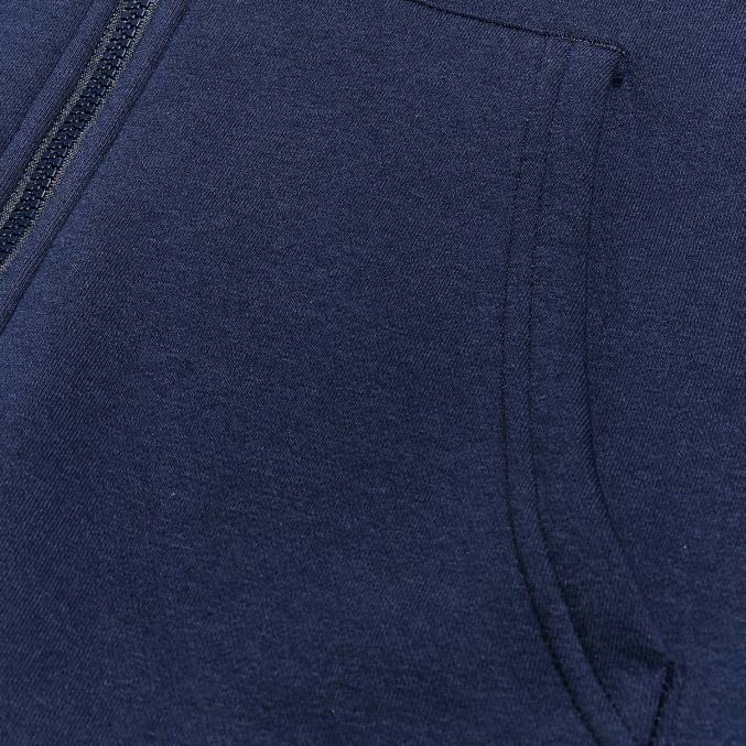 Berghaus moški pulover s kapuco s polno zadrgo in logotipom 6JTH143 oblačila modra