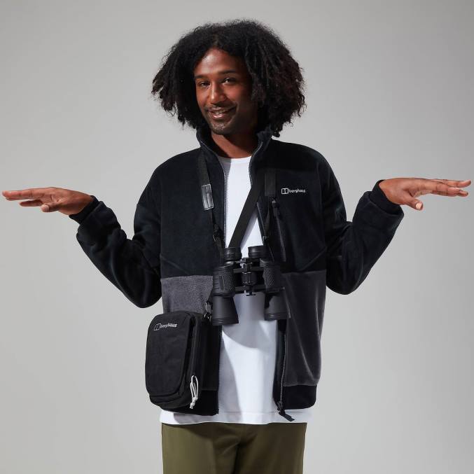 Berghaus moški retrorise jakna 6JTH149 oblačila črna/siva