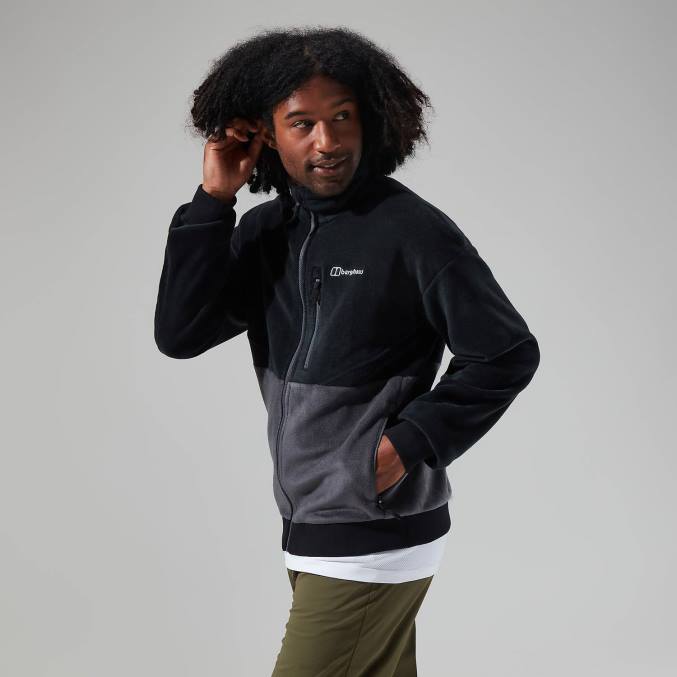 Berghaus moški retrorise jakna 6JTH149 oblačila črna/siva