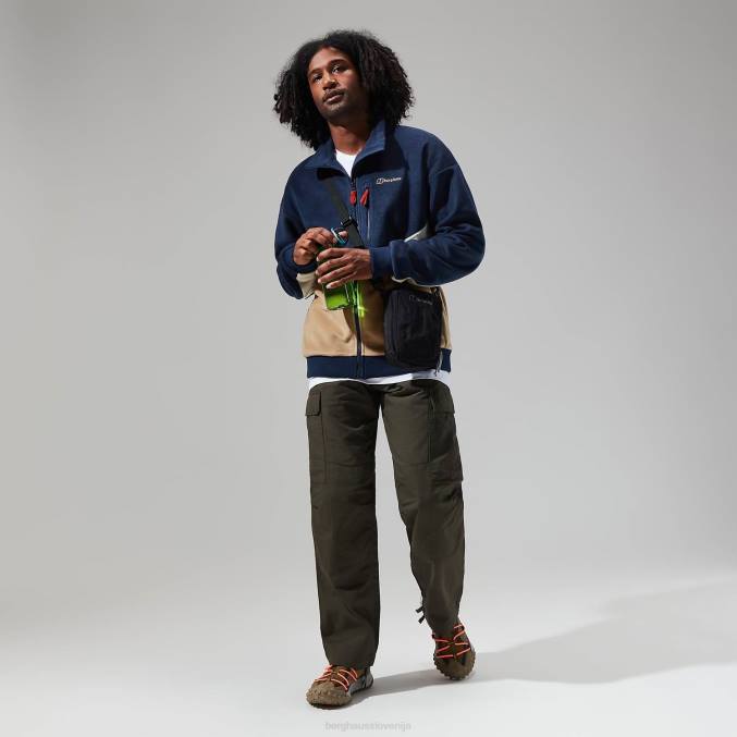 Berghaus moški retrorise jakna 6JTH150 oblačila temno modra/naravna