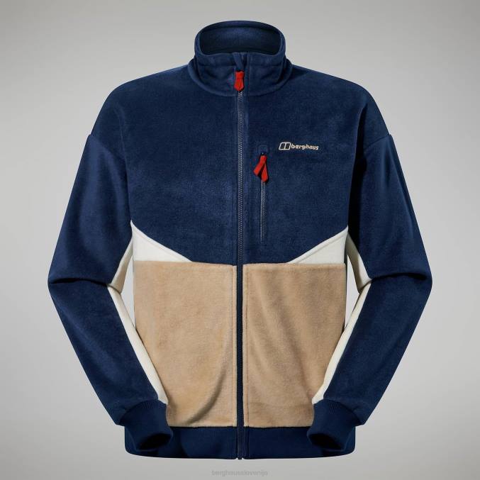 Berghaus moški retrorise jakna 6JTH150 oblačila temno modra/naravna