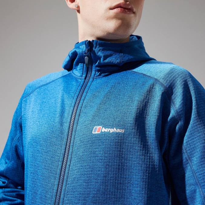 Berghaus moški urban spitzer jakna s kapuco interactive 6JTH145 oblačila limoges/turško morje