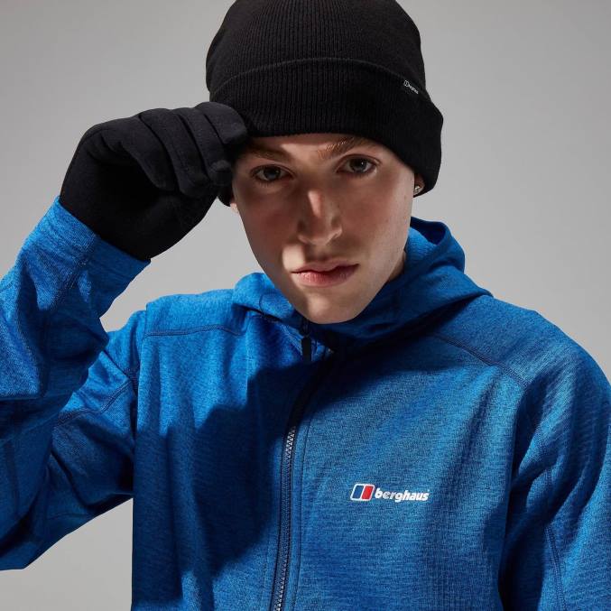 Berghaus moški urban spitzer jakna s kapuco interactive 6JTH145 oblačila limoges/turško morje