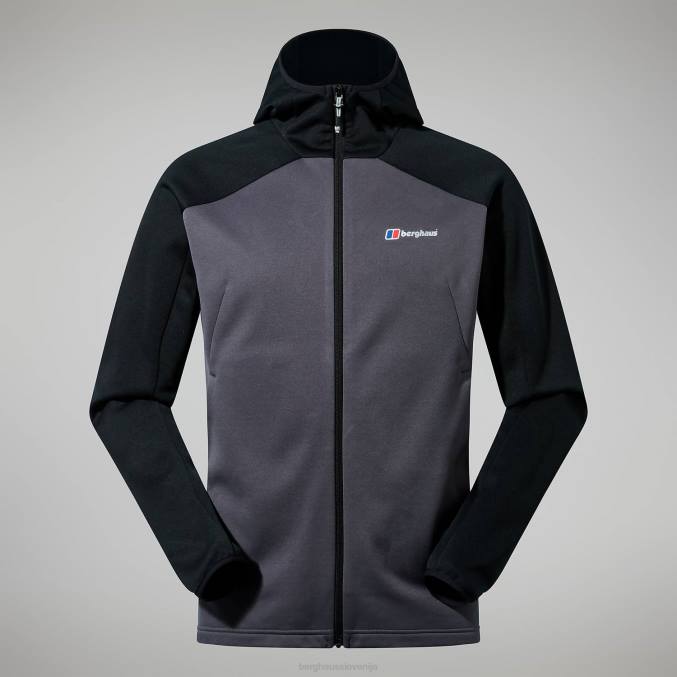 Berghaus moški urbana gyber jakna 6JTH133 oblačila črtasto siva/črna