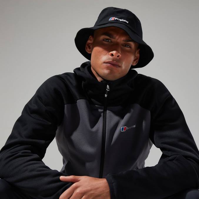 Berghaus moški urbana gyber jakna 6JTH133 oblačila črtasto siva/črna