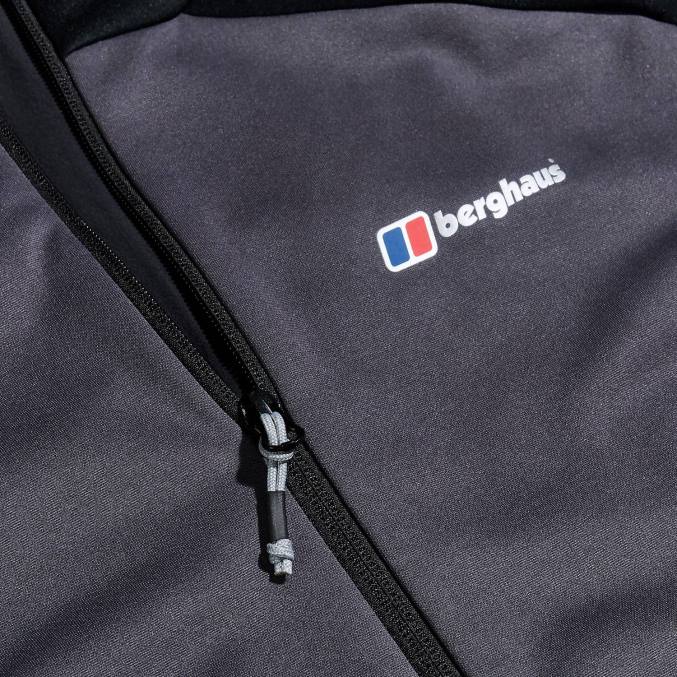 Berghaus moški urbana gyber jakna 6JTH133 oblačila črtasto siva/črna