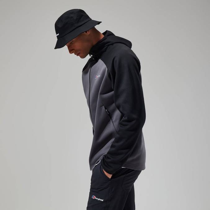 Berghaus moški urbana gyber jakna 6JTH133 oblačila črtasto siva/črna